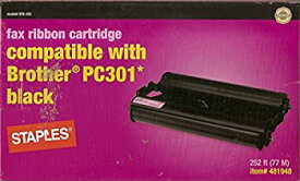 【中古】【輸入品・未使用】Fax Ribbon Cartridge Compatible with Brother Pc301 (Black) [並行輸入品]