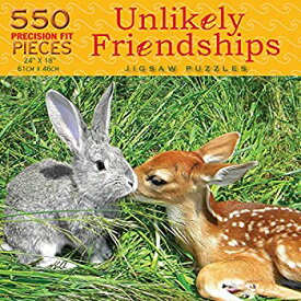 【中古】【輸入品・未使用】Luv-it Puzzles Unlikely Friendships - Animal Attraction Jigsaw Puzzle (550 Piece) [並行輸入品]