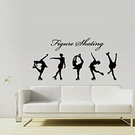 【中古】【輸入品・未使用】Wall Decal Vinyl Sticker Decals Bedroom Interior Modern Figure Skating Sport Girl Gift (Z3017) by StickersForLife [並行輸入品]