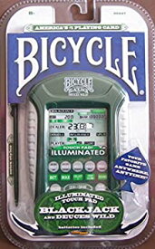 【中古】【輸入品・未使用】Bicycle Illuminated Touch Pad Electronic Handheld Blackjack Game [並行輸入品]