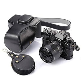 【中古】【輸入品・未使用】Fuji X-T2 Case BolinUS Handmade Genuine Real Leather FullBody Camera Case Bag Cover for Fujifilm X-T2 Fuji XT2 With 18-55mm Lens Bottom
