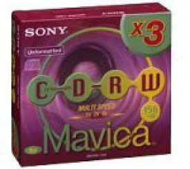 【中古】【輸入品・未使用】Sony 8cm CD-RW 3-Pack 3MCRW-156A (Discontinued by Manufacturer) [並行輸入品]