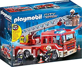 【中古】【輸入品・未使用】Playmobil (プレイモービル) 消防はしご車と消防士 9463 [並行輸入品]