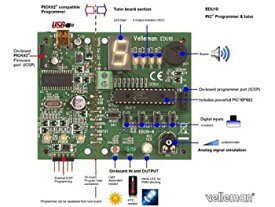 【中古】【輸入品・未使用】Velleman EDU10 USB PIC Programmer and Tutor Board 1 Grade to 12 Grade [並行輸入品]