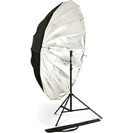 【中古】【輸入品・未使用】Photoflex 72" Silver Reflective Parabolic Umbrella [並行輸入品]