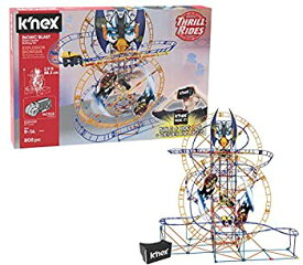 【中古】【輸入品・未使用】K'NEX Thrill Rides ? Bionic Blast Roller Coaster Building Set with Ride It! App ? 809Piece ? Ages 9+ Building Set [並行輸入品]