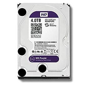 【中古】【輸入品・未使用】WD Purple 4TB Surveillance Hard Disk Drive - 5400 RPM Class SATA 6 Gb/s 64MB Cache 3.5 Inch - WD40PURX [並行輸入品]