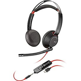 【中古】【輸入品・未使用】Plantronics Blackwire 5220 USB Type-C Stereo On-Ear Headset [並行輸入品]