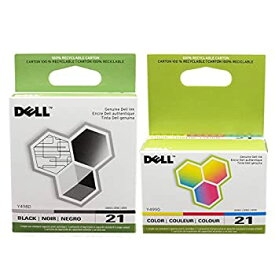 中古 【中古】【輸入品・未使用未開封】Dell Series 21 Printer Ink Cartridge 2-Pack (Black and Color) for Dell All-In-One printers P513w P713w V313 V313w V515w V715w [並行輸入