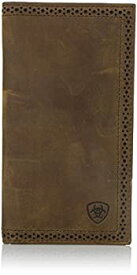 【中古】【輸入品・未使用】Ariat Mens Basic Perfed Edge Rodeo Wallet, Medium Brown