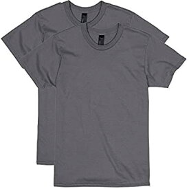 【中古】【39shop】【輸入品・未使用】Hanes★メンズ ナノプレミアムコットンTシャツ (2枚組) US サイズ: Medium カラー: グレー（新古品）