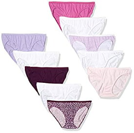 【中古】【輸入品・未使用】Hanes Women's 10 Pack Cotton Bikini Panty Assorted Size 7