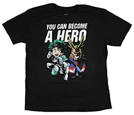 【中古】【輸入品・未使用】My Hero Academia メンズ Become A Hero Tシャツ US サイズ: Small カラー: ブラック