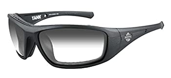 Harley-Davidson Men's Tank Sunglasses Smoke Gray Lens Matte Black Frame HDTAN05