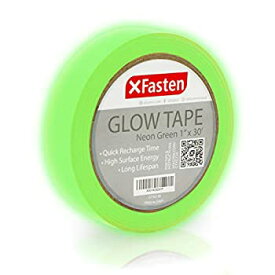 【中古】【輸入品・未使用】XFastenグローin theダークテープ、イエロー/グリーン、1インチx 30-foot photo-luminescentグローダークダクトテープ
