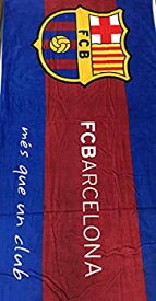 【中古】【輸入品・未使用】FC BARCELONA SOCCER TEAM BEACH TOWEL SIZE 80cm x 150cm