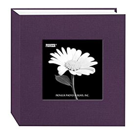 【中古】【輸入品・未使用】Pioneer 100 Pocket Fabric Frame Cover Photo Album Wildberry Purple by Pioneer Photo Albums