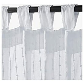 【中古】【輸入品・未使用】IKEA Matilda シアーカーテン 1組 ホワイト 101.119.84