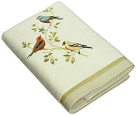 【中古】【輸入品・未使用】Avanti Linens Gilded Birds Bath Towel Ivory by Avanti Linens