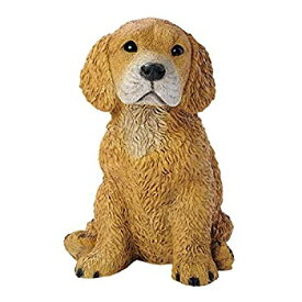 【中古】【輸入品・未使用】Design Toscano Golden Retriever Puppy Dog Statue Multicolored by Design Toscano