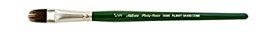 【中古】【輸入品・未使用】Silver Brush 2528S-012 Ruby Satin Short Handle Synthetic Brush Filbert Comb 1/2-Inch by Silver Brush Limited