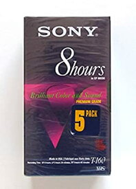 【中古】【輸入品・未使用】Sony t-160?8時間EPモードで空白ビデオカセット???5?- Pack