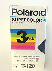 【中古】【輸入品・未使用】Polaroid スーパーカラー ビデオカセット 3パック