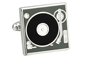 【中古】【輸入品・未使用】mrcuffターンテーブルレコードプレーヤーDJペアCufflinks in a Presentationギフトボックス&ポリッシュクロス