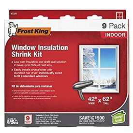 【中古】【輸入品・未使用】Frost King Shrink Film Window Kit-9PK SHRINK FILM WNDW KIT (並行輸入品)