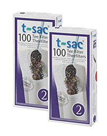 【中古】【輸入品・未使用】T-Sac Tea Filter Bags Disposable Tea Infuser Number 2-Size 2 to 4-Cup Capacity Set of 200 by T-Sac [並行輸入品]