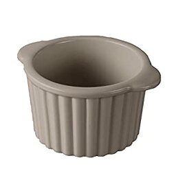 【中古】【輸入品・未使用】Revol Les Naturals Ramekin Porcelain Sesame Grey 24 x 10 x 6 cm