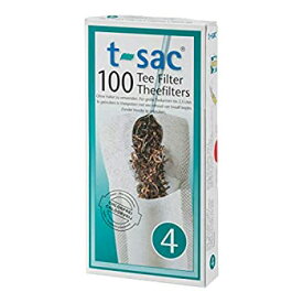 【中古】【輸入品・未使用】T-Sac Tea Filter Bags Disposable Tea Infuser Number 4-Size 6 to 12-Cup Capacity 100 Count by T-Sac