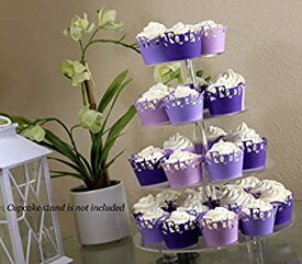 【中古】【輸入品・未使用】All About Details Purple Ombre Forty Cupcake Wrappers Kit 32pcs
