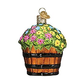 【中古】【輸入品・未使用】Old World Christmas ウィスキーバレル 花飾り付き マルチ