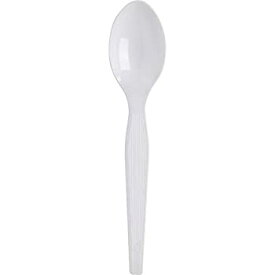 【中古】【輸入品・未使用】Dixie TH217 Plastic Tableware, Heavyweight Teaspoons, White, 1000/Carton