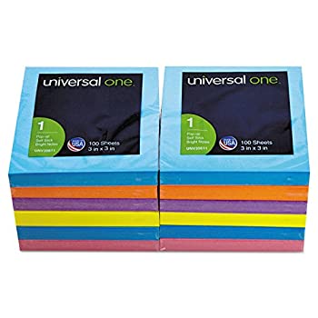 Fan-Folded Pop-Up Notes x Colors 12 100-Sheet Pads Pack (並行輸入品)