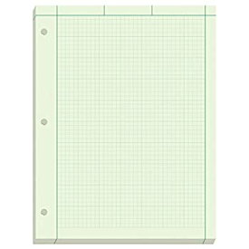 【中古】【輸入品・未使用】Ampad Engineer Pad 5 Squares per Inch 22cm x 28cm 200 Sheet Pad Green (22-144)