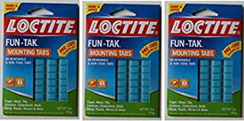 【中古】【輸入品・未使用】Loctite Home and Office 2-ounce Pack Fun-tak Mounting Putty Tabs--3PACK--