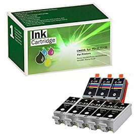 【中古】【輸入品・未使用】Limeink 8 Pack Compatible PGI-35 & CLI-36 Ink Cartridges (5 Black 3 Color) Color Set Use for Canon PIXMA iP100 PIXMA iP110 Series Print