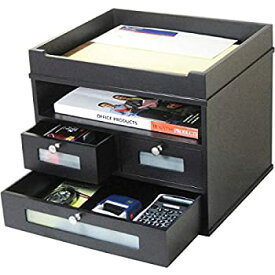 【中古】【輸入品・未使用】VCT55005 - Victor Midnight Black Tidy Tower Organizer by Victor