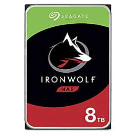 【中古】【輸入品・未使用】ST8000VN004 [NAS向けHDD IronWolf（8TB 3.5インチ SATA 6G 7200rpm 256MB）]