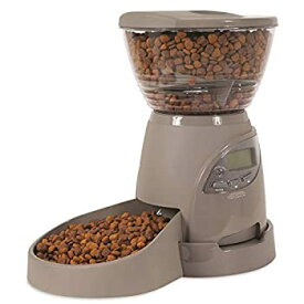 【中古】【輸入品・未使用】Petmate Infinity Programmable Portion Control Cat Feeder Bleached Linen 5lbs