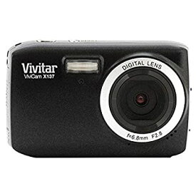 【中古】【輸入品・未使用】Vivitar VX137-BLK 12.1MP Digital Touch Screen Camera with 1.8-Inch LCD Screen - Body Only (Black) by Vivitar