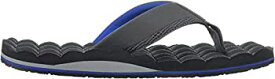 【中古】【輸入品・未使用】Volcom メンズ Recliner Flip Flop Sandal カラー: ブルー