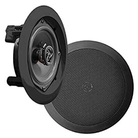 【中古】【輸入品・未使用】Pyle パイル PDIC51RDBK In-Wall / In-Ceiling Dual 5.25-inch スピーカー システム 2-Way Flush Mount Black (ペア) 【並行輸入品】