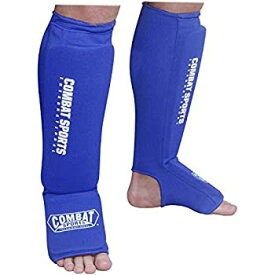 【中古】【輸入品・未使用】Combat Sports 洗濯可能なMMA伸縮性布 すねと甲 パッド入りムエタイ キックボクシング 保護 トレーニング スパーリング すねガード S