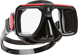 【中古】【輸入品・未使用】ScubaPro Solara Scuba Diving Mask Black/Red 141［並行輸入］