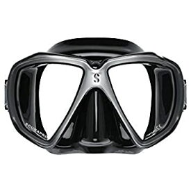 【中古】【輸入品・未使用】SCUBAPRO Spectra Dive Mask Black Skirt Silver / Black