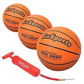 【中古】【輸入品・未使用】GoSports 5インチ ミニバスケットボール 3個パック プレミアムポンプ付き ミニフープに最適