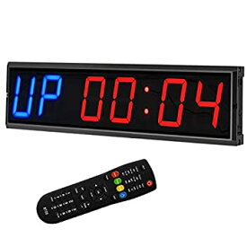 【中古】【輸入品・未使用】BTBSIGN LED Interval Timer Count Down/Up Clock Stopwatch (Two Blue+Four Red)